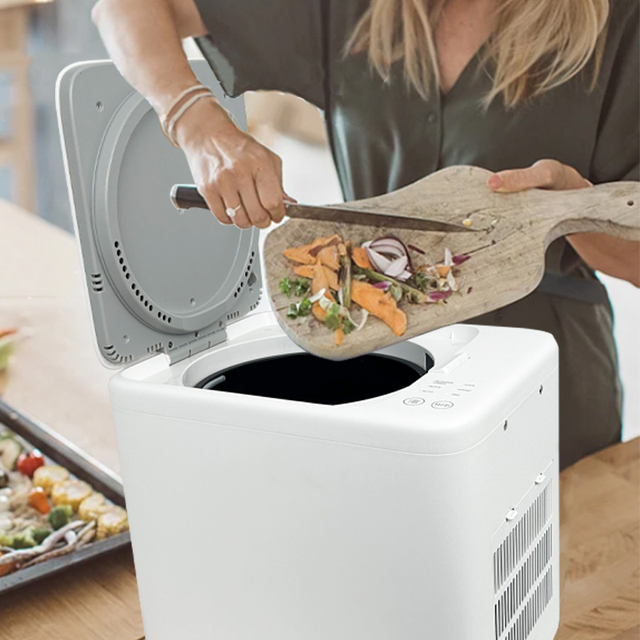 500W Electric Kitchen Garbage Processor Household Food Waste Disposer Stainless Steel Silencer Technology Organic Waste