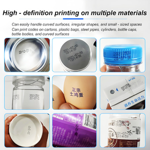 Fabrika toptan Mini el <span class=keywords><strong>3D</strong></span> kodlayıcı mürekkep püskürtmeli yazıcı baskı üretim tarihi 600 Bottles için gıda torbaları dpi sıcak damgalama tabancası - Product Image 3