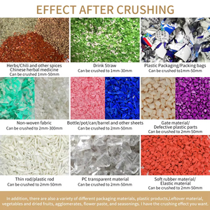Granulador de velocidad media, trituradora de reciclaje de sprues de corredor de plástico, trituradora de plástico en línea para máquina de moldeo por inyección - Product Image 3