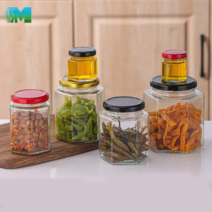 Barattoli in Vetro Ermetici all'Ingrosso per Fabbriche, Barattoli Vuoti in Vetro con Tappo a Vite in Metallo per Marmellate e Alimenti - Product Image 1
