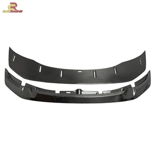 ลิ้นกันชนหน้าคาร์บอนไฟเบอร์แบบ GTS ลายทวิลวีฟ เงา สำหรับรถยนต์ซีรีย์ 4 รุ่น F80/F82/F83 M3/M4 ปี 2014-2018 - Product Image 1