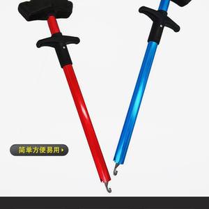 Décrocheur de hameçons en alliage d'aluminium de type T, tête de hameçon en acier inoxydable de 23,5 cm de long pour la libération des leurres de pêche - Product Image 4