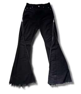 Jeans Personalizados AIPA, Jeans Deslavados de Color Oscuro, Jeans Desgastados Estilo <span class=keywords><strong>Rock</strong></span> 'n' Roll, Jeans Lavados a Mano - Product Image 2