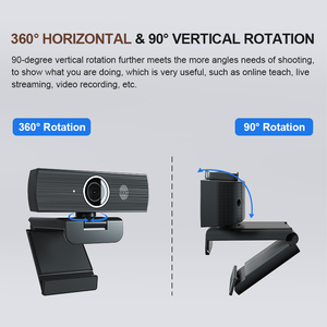 H500 Đầy Đủ HD Webcam <span class=keywords><strong>Microphone</strong></span> 4K Độ Phân Giải CMOS Cho Máy Tính Xách Tay Máy Tính Để Bàn Gamer Máy Tính USB Web Cam Cho Video Trực Tiếp Cuộc Gọi - Product Image 5