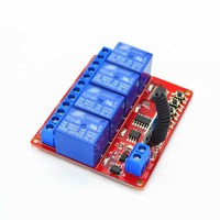 Module émetteur récepteur pour interrupteur de clavier, télécommande sans fil RF 433 mhz, 8 boutons, 7 V/24V, 433 MHz