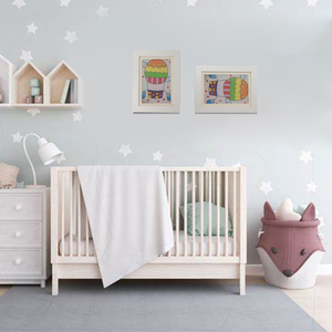 Vitrine d'exposition pour œuvres d'art des enfants <span class=keywords><strong>en</strong></span> bois blanc, cadre interchangeable pour dessins et œuvres d'art A4 des enfants - Product Image 5