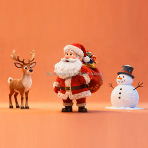 Personnaliser Festival Event Thème de Noël Animatronics Personnage du Père Noël Renne et Bonhomme de neige - Product Image 4