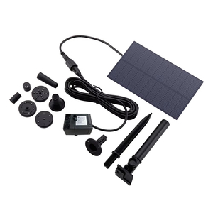 Kit de pompe à eau solaire 5W 5V avec panneau solaire, système d'arrosage à économie d'énergie, décoration de jardin XA1017 - Product Image 4