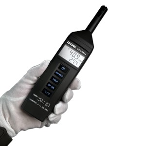 เครื่องวัดอุณหภูมิและความชื้น TECPEL DTM 550A ความแม่นยำสูง ทนอุณหภูมิสูง สำหรับอุตสาหกรรม  หน้าจอ LCD  รับผลิตแบบ OEM/ODM - Product Image 1