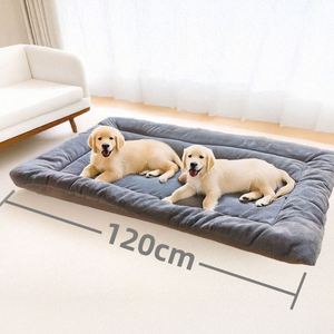 Modern Rectangle Solid Fashion Plush Thickened Dog Beds Comfortable Soft Eco-Friendly Large Cartoon Pet Sleeping Mats - Product Image 3