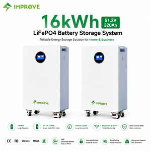 แพ็กแบตเตอรี่320Ah 51.2V 16kWh สำหรับอุตสาหกรรมเชิงพาณิชย์ระบบเก็บพลังงานพลังงานแสงอาทิตย์ขนาดกริด - Product Image 1
