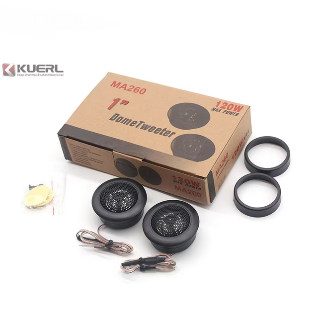 Car Audio Speaker 25mm 120W 4 Ohm Black Super Tweeter Speaker for Car