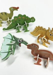 Vui vẻ 3D Câu Đố côn trùng nhỏ handmade DIY giấy quà tặng cho trẻ em mẫu giáo phim hoạt hình lắp ráp mới lạ EPS côn trùng - Product Image 5