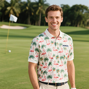 <span class=keywords><strong>Polo</strong></span> in Jersey da uomo Slim Fit 4 vie elasticizzato Premium poliestere Spandex personalizzato da uomo mimetico <span class=keywords><strong>Golf</strong></span> <span class=keywords><strong>Polo</strong></span> - Product Image 3