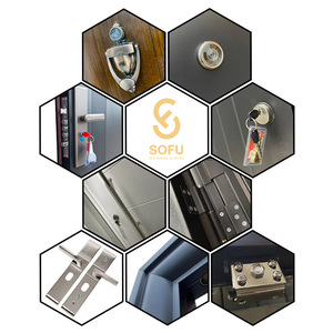 Porte de sécurité Sofia avec motif indien, anti-effraction, ouverture latérale, porte complète pour usage résidentiel - Product Image 4