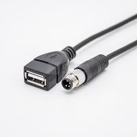 Connecteur étanche M8 IP65 à 4 broches, câble USB mâle vers femelle
