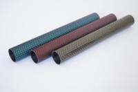 Tube en fibre de carbone OEM 1200 mm 100 %, dimensions personnalisables, résistant aux hautes températures (0-200°C), faible teneur en cendres, pour blanks de cannes à pêche