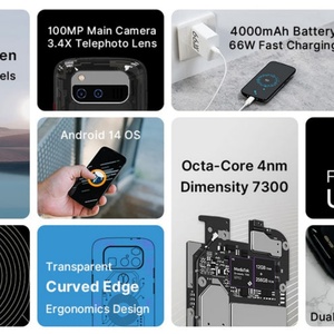 Unihertz Jelly MAX สมาร์ทโฟน5G Android 14 NFC ปลดล็อครหัสลายนิ้วมือทั่วโลก12 + 256GB 4000mAh กล้อง100MP หลักโทรศัพท์มือถือ - Product Image 6