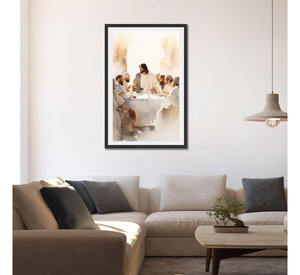 Jésus prêchant l'Évangile, des foules rassemblées et captivées par ses enseignements - Product Image 1