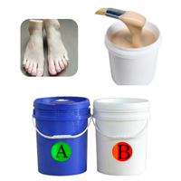 Silicone liquide de qualité médicale à faible rétrécissement, texture douce, pour moulage, translucide, pour poupées reborn en silicone intégral