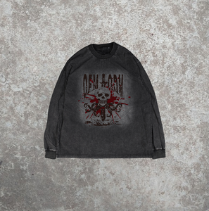 Sudadera de Alta Calidad con Cierre, Estilo Desgastado, Holgada, de Felpa, Bordada, Lavada, con Cuello Redondo, Corte Informal, 100% Algodón - Product Image 4