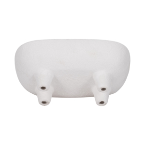Ciotola in ceramica rettangolare arrotondata, centrotavola minimalista per tavolino da caffè o decorazione del piano della cucina - Product Image 6