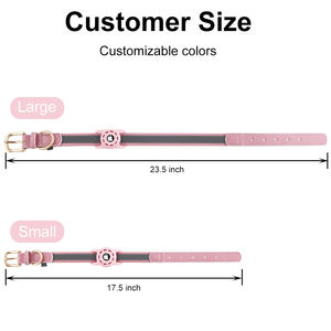 <span class=keywords><strong>Collar</strong></span> para mascotas con etiqueta de aire personalizada ajustable, <span class=keywords><strong>Collar</strong></span> de perro de cuero con seguimiento <span class=keywords><strong>GPS</strong></span>, suministro más vendido - Product Image 5