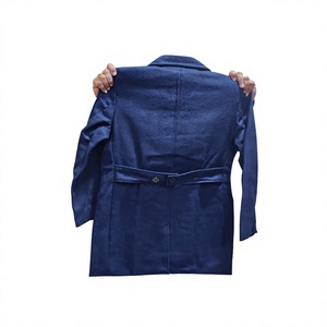 premium security Professional Men's Winter Coat Long Tactical Work Uniform <b>Wool</b> Filling ISO valid manufacturing customisable - Product Image 1