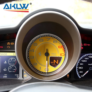 Copertura in Fibra di Carbonio per Tachimetro, Accessorio Decorativo per Console Centrale <span class=keywords><strong>Ferrari</strong></span> 458 488 2011-2016 - Product Image 6