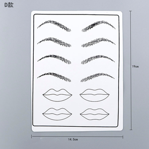 Piel Sintética Gruesa para Práctica de PMU, Almohadilla de Entrenamiento Personalizada para Delineador de Ojos, Cejas y Labios, para Práctica de Maquillaje Permanente - Product Image 4