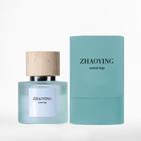 Vente en gros de flacons de parfum en verre cristal de luxe vides de 30 ml, 50 ml, 100 ml, avec bouchon pompe, bouchon en bois personnalisable, impression sur surface