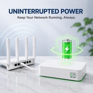High Capacity 12V 37WH 10000mah Mini <b>UPS</b> Networking Uninterruptible <b>Power</b> <b>Supply</b> Single Phase Wifi Router 10000mah <b>Power</b> Bank - Product Image 1