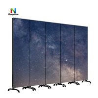 Écran LED intelligent portable Ningshine P1.86 pour affichage publicitaire en centre commercial