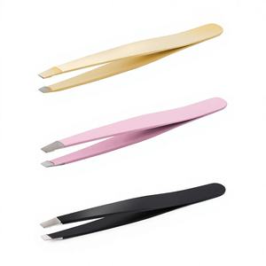 Pinzas de Cejas Profesionales de Alta Calidad, Personalizadas, con Punta Puntiaguda, de Acero Inoxidable, Ligeras para Uso Diario - Product Image 1