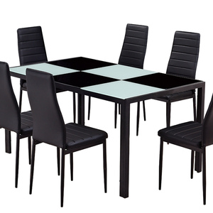 Bộ Bàn Ăn Trang Nhã Bàn Ghế Và Bàn Ăn Bằng Kính Hình Chữ Nhật - Product Image 5