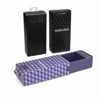 Boîte en carton à tiroir coulissant anti-enfant 0,5 ml, 1 paquet, emballage de boîtes à tiroirs avec verrouillage à bouton résistant aux enfants