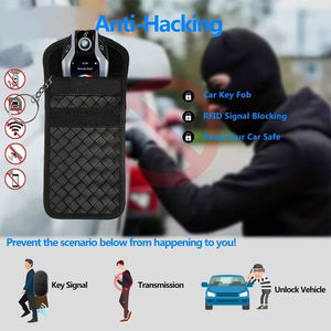 Étui bloqueur de signal de clé de <span class=keywords><strong>voiture</strong></span> étui de protection de signal étui de protection <span class=keywords><strong>pour</strong></span> anneau de clés de <span class=keywords><strong>voiture</strong></span> sac de <span class=keywords><strong>blocage</strong></span> <span class=keywords><strong>RFID</strong></span> sans clé - Product Image 5