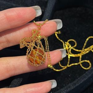 Collar de Plata de Ley S925 con Colgante de Moneda, Estilo Vintage de Lujo, Brillante, Moderno y Sencillo, Collar de Libro Rojo - Product Image 4