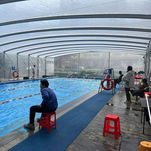 Kích thước tùy chỉnh Push-Pull Lều xe mái hiên có thể tháo rời thịt nướng Push-Pull tán có thể thu vào trượt triển lãm thương mại lều - Product Image 1