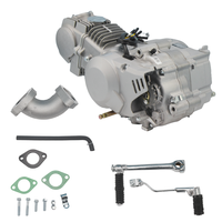 YX125 refroidisseur d'air alliage cylindre moteur pour Dirt Pit Bike Kik démarrage moteur Assy embrayage manuel Yinxiang125cc pour échantillon de moto