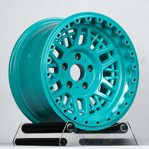 17-24 Inch Bright Cyan Off-Road Forged Wheels with Beadlock Ring | 17x9 Fit for Tank 300 Retrofit &amp; Upgrade - Product Image 3