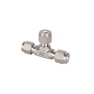 Raccord en T égal en acier inoxydable 316 avec manchon de serrage ASME pour connecteur hydraulique - Product Image 1