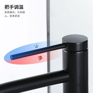 Stainless Steel Basin Faucet Single Handle Deck Mounted Ceramic Valve Core For Bathroom Sink - Product Image 3