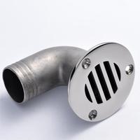 Accessoires de quincaillerie Drain de plancher de pont de bateau en acier inoxydable 316 Yacht Thru Hull Cockpit Drain