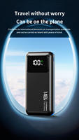 Batterie externe à charge rapide 25000 mAh 100 W, charge rapide bidirectionnelle haute puissance, batterie externe mobile pour PC, ordinateur portable, appareil photo, tablette