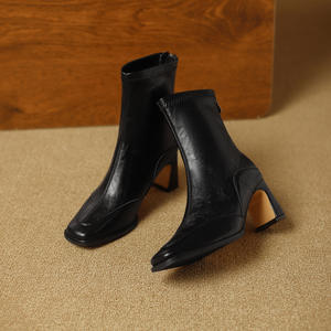 Zapatos de Vestir de Cuero para Hombre, Estilo Oxford con Punta en Pico, Transpirables, Sin Cordones, de Alta Gama, Hechos a Mano, Casuales, Ligeros para Otoño - Product Image 3