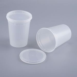 Gobelets de 8 oz et 12 oz pour soupes et préparation de repas, contenants alimentaires inviolables avec fermeture sécurisée, compatibles micro-ondes - Product Image 5