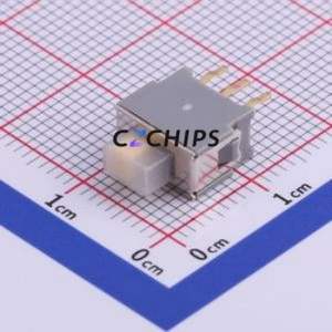 5SES1S105M2RES Slide Switch Through hole Component THT Switch Single Pole Double Throw Rectangle Pin Header Gull Wing Type 9.5mm - Product Image 2