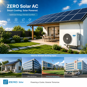 ZERO MPPT Solar Direct Split AC 9000 12000 18000 24000 BTU R32 20 SEER Wall Mounted <b>Air</b> <b>Conditioner</b> Wholesale Solar Direct-Drive - Product Image 3