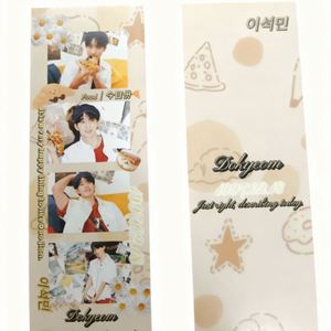 ที่คั่นหนังสือพิมพ์ลายตามสั่ง ป้ายกระดาษสโลแกน ที่คั่นหนังสือแบบกำหนดเองสำหรับแฟนเคป๊อป - Product Image 2